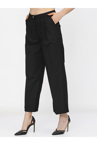 Tokyo Talkies By Styli High Rise Flared Trousers