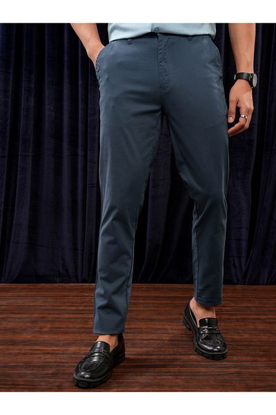 Highlander By Styli Mid Rise Regular Fit Trousers