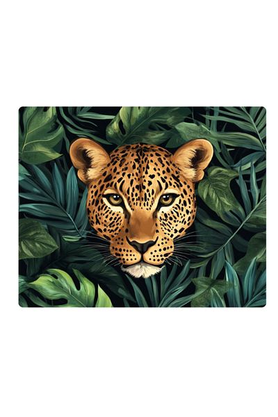 lili hediyelik Floral Tiger Printed Mousepad 17.5X21.5 cm