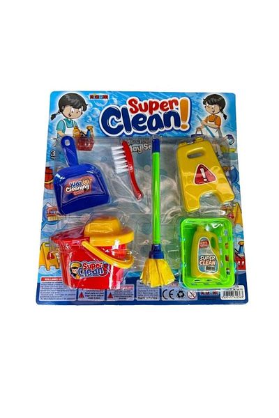 gifted Toy Cleaning Play Set for Kids 7 Pieces