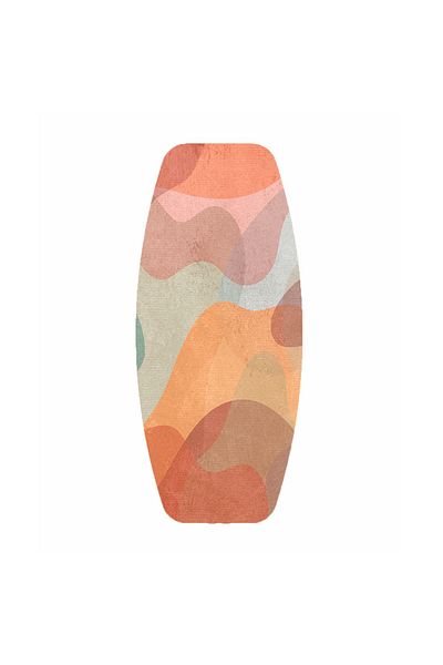 wudie Wooden Printed Balance Board Rocket Balance Board Rocket Gym Board