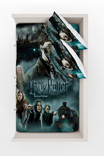 BelezaHome SİYAH HARRY POTTER DEKORATİF BEBEK VE ÇOCUK ODASI YATAK ÖRTÜSÜ