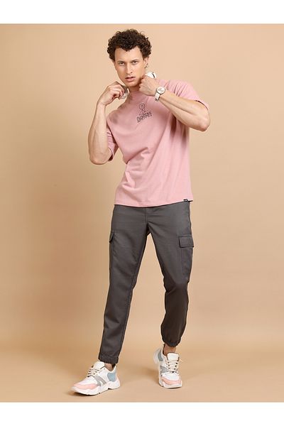 Highlander By Styli Mid Rise Slim Fit Drawstring Cargo Joggers