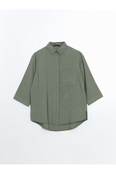 LC Waikiki Νέα σεζόν Loose Fit Γυναικείο πουκάμισο - S5JR27Z8