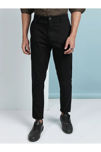 Highlander By Styli Mid Rise Slim Fit Chino Trousers