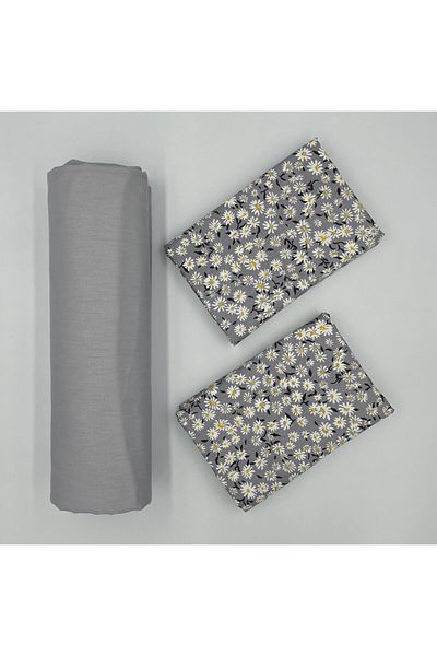 pınarhome collectıon New Season - 100% Organic Cotton, Soft Sand and Elastic Crossbody+Pillow Cover Corner Depth 28-30 cm