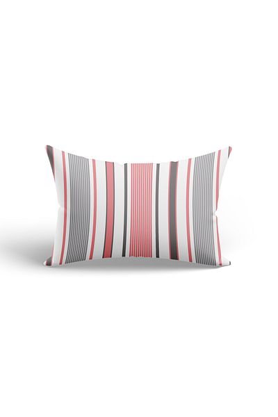 femmhome Casual Cotton Pillow Case 2 Pieces 50X70 cm Lined Pomegranate Flower