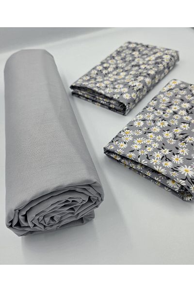 pınarhome collectıon New Season - 100% Organic Cotton, Soft Sand and Elastic Crossbody+Pillow Cover Corner Depth 28-30 cm