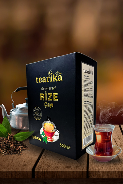 Tearika Geleneksel Rize Çayı 500 gr – Mayıs Hasadı Doğal Siyah Çay