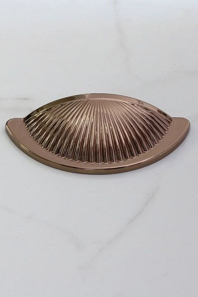 NUBLADO مقابض أدراج خزانة المطبخ من الخشب البرونزي مقاس 64 مم من Sail Shellfish Cupboard.