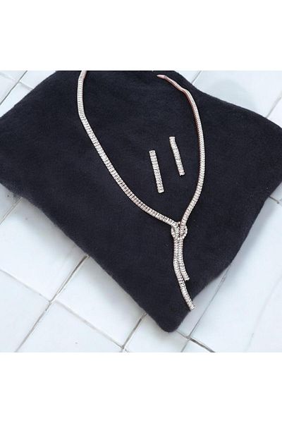 BIJUTERI Zircon Stone Set of 3