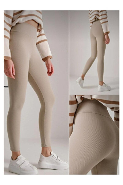 Yesui Kadın Toparlayıcı Günlük Spor Şık Rahat Push Up Yüksek Bel Slim Fit Tayt