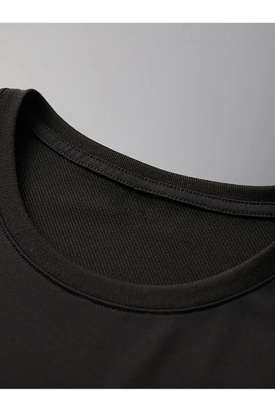 uyguntarz Unisex-T-Shirt mit „Face The Future“-Aufdruck in Übergröße
