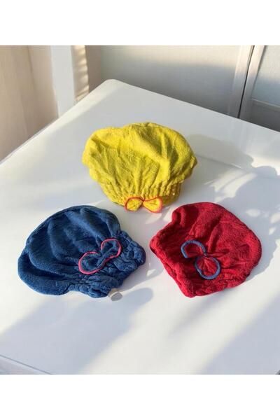 ZvM Microfiber Head Towel Hair Drying Cap Shower Towel 3 Pieces Head Head Drying Cap Hair Cap