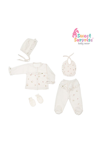 Butik مجموعة سويت سربرايز فلورس سبرينج فلاورز جيرل إكرو 100% قطن مكونة من 5 ق...