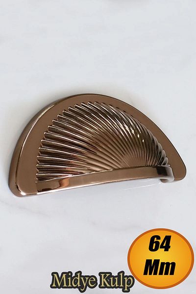 NUBLADO مقابض أدراج خزانة المطبخ من الخشب البرونزي مقاس 64 مم من Sail Shellfish Cupboard.