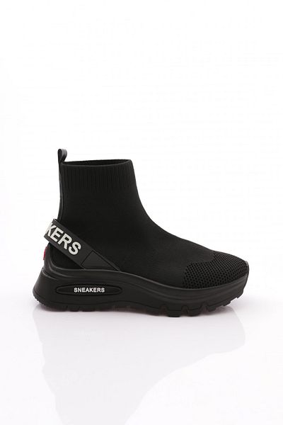 DGN 085 Pantofi sport de damă cu scris pe spate deasupra gleznei