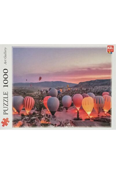 AKILLIELMA -KZL PUZZLE KAPADOKYA HAVA BALONLARI 1000 PARÇA PUZZLE PAZIL 68X48 CM