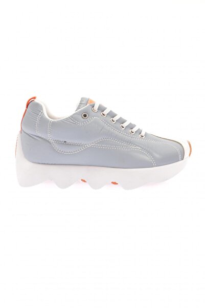 DGN Kadın Kalın Taban Sneakers Ayakkabı Bebe Mavi 9163119