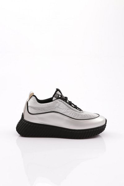 DGN M077 Pantofi sport cu dungi și șireturi pentru femei