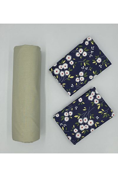 pınarhome collectıon New Season - 100% Organic Cotton, Soft Sand and Elastic Crossbody+Pillow Cover Corner Depth 28-30 cm