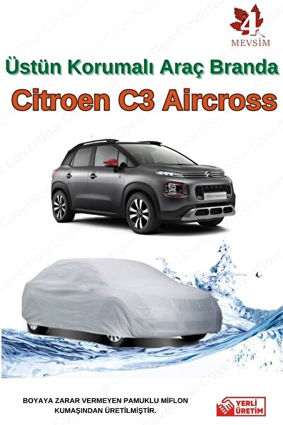 AutoEN Citroen C3 Aircross Oto Brandası Araba Çadırı - GRİ