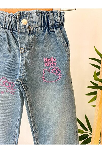 lilnest hello kitty nakışlı kız çocuk pantolon