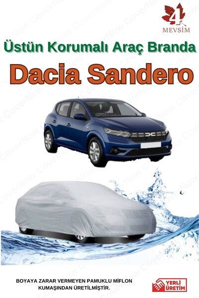 AutoEN Dacia Sandero Oto Brandası Araba Çadırı - GRİ