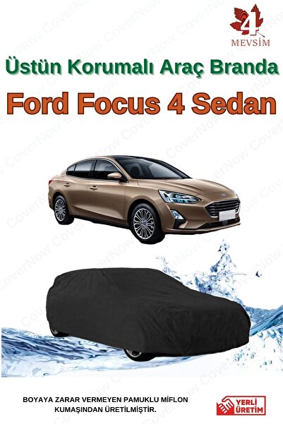 AutoEN Ford Focus 4 Sedan Oto Brandası Araba Çadırı - SİYAH