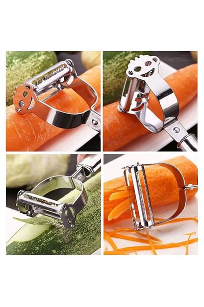 TİNEKE Stainless Steel Julienne Peeler Julien Chopper Grater 1 Piece