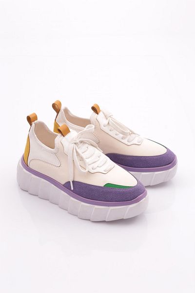 DGN Pantofi de damă alb liliac - 61833410