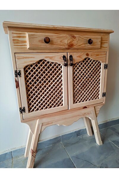handwood Hazeranlı Ahşap Dolap Çekmeceli ahşap dolap Dekoratif dresuar Dolap Boyamalık Ahşap Dolap