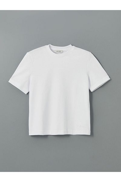 LC Waikiki Lcw Vision Ecru Crew Neck Women's T-Shirt