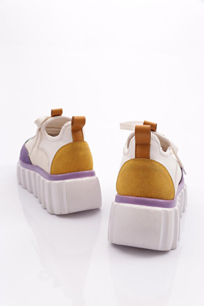 DGN White Lilac Women's Sneakers - 61833410