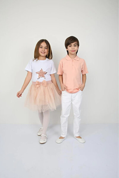 NOBLE STORE 23 Απριλίου ΚΟΡΙΤΣΙΑ T-SHIRT Tutu Φούστα Συνδυασμός Αγόρια Παιδικ...