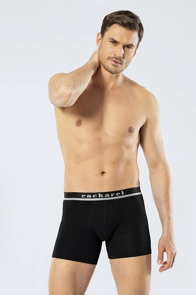 Cacharel 2 τμχ Ανδρικό μεγάλο μέγεθος Long Long Lycra Boxer 95% βαμβάκι, 5% ελαστάνη