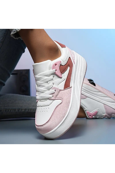 Dnz Erkek ve Kız Gençler için Trend Paten Ayakkabı Çıkarılabilir Tekerleklerle Sneaker