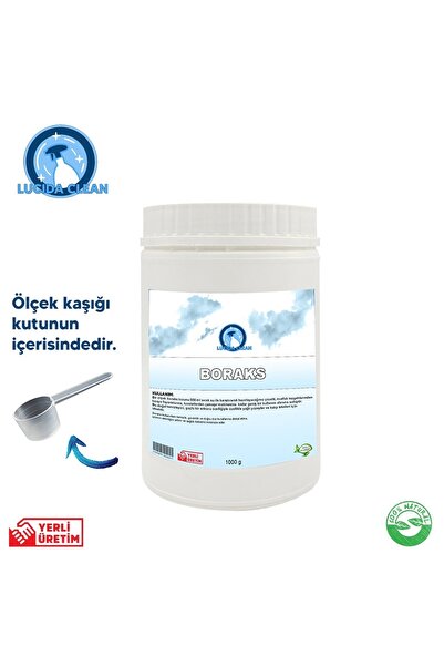 ARI Lucida Clean Saf Boraks 1000 Gr. Doğal Temizlik, Leke Sökücü, Çamaşır Güçlendirici
