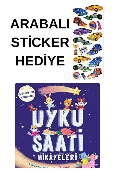 TÜRKİYE İŞ BANKASI KÜLTÜR YAYINLARI ARABALI STİCKER HEDİYELİ - OKUL ÖNCESİ RE...