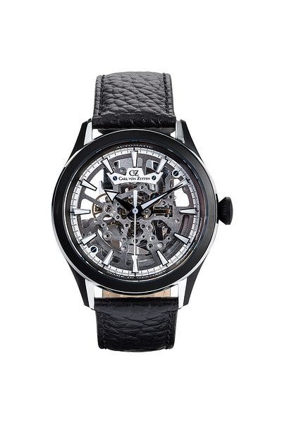Carl Von Zeyten Mens Watch Carl Von Zeyten CVZ0065BKWS, Automatic, 44mm, 5ATM