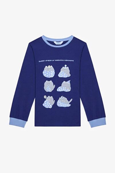 Penti Pamuklu Erkek Bear  Çok Renkli Pijama Takımı