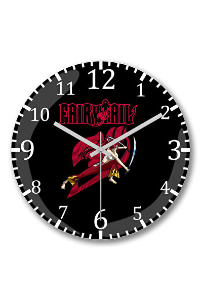 BASKI DÜNYASI Ceas de perete Fairy Tail Erza Scarlet Two Swords Anime Manga d...