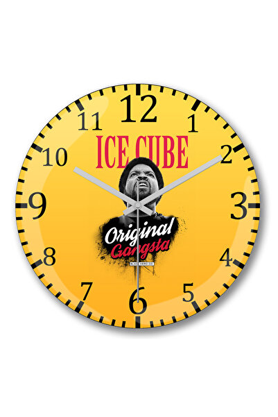 BASKI DÜNYASI Ceas de perete Gangsta original din sticlă autentică bombată