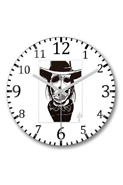 BASKI DÜNYASI Ceas de perete Kanye West din sticlă autentică bombată