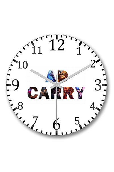 BASKI DÜNYASI Ceas de perete Adcarry din sticlă autentică bombată