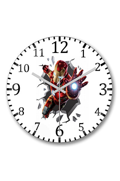BASKI DÜNYASI Ceas de perete Homem de Ferro din sticlă autentică bombată
