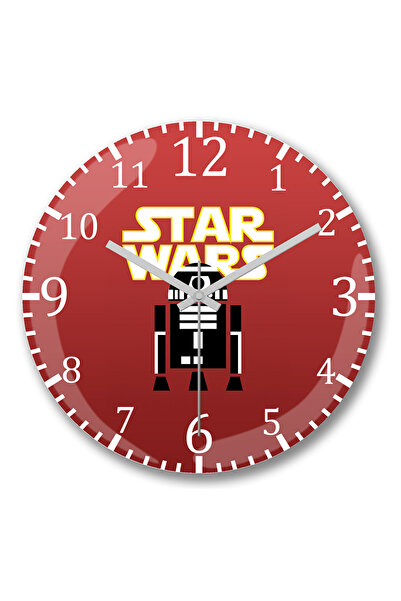 BASKI DÜNYASI Ceas de perete Star Wars 6 din sticlă autentică bombată