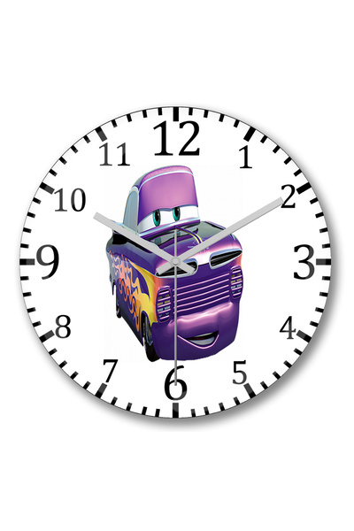 BASKI DÜNYASI ساعة حائط رامون كاروس من الزجاج الحقيقي المنحني