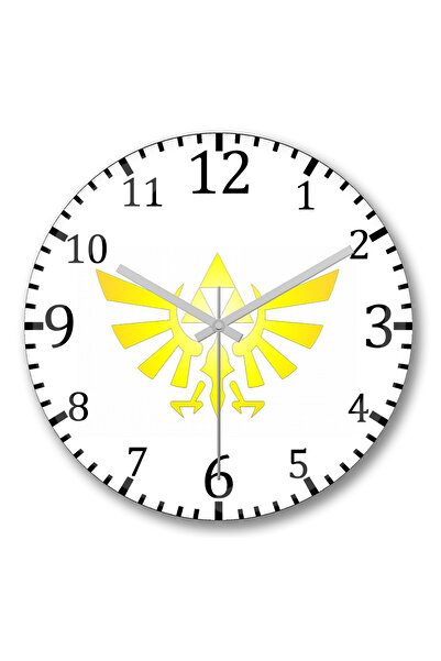 BASKI DÜNYASI Ceas de perete The Legend of Zelda din sticlă autentică bombată