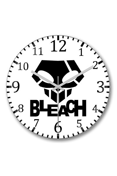 BASKI DÜNYASI كوروساكي إيتشيغو - ساعة حائط مبيضة من الزجاج الحقيقي